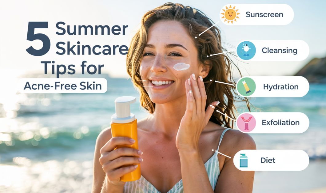 5 Summer Skincare Tips for Acne-Free Skin
